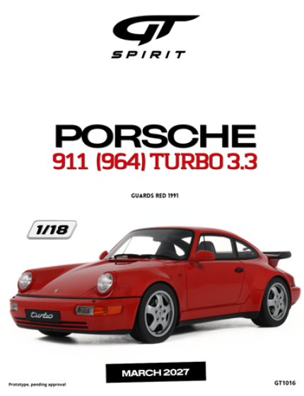 PORSCHE 911 (964) TURBO 3.3 GUARDS RED 1991