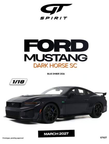 FORD MUSTANG DARK HORSE SC BLUE EMBER 2026