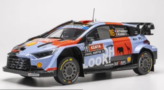 Hyundai i20 N Rally1, Safari Rallye Kenia, 2026, #16, A.Fourmaux/A.Coria, 1:43