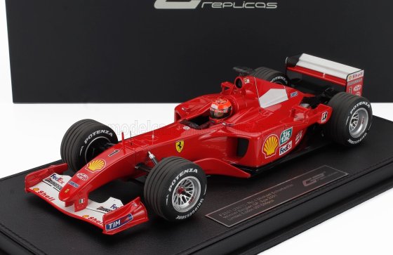 FERRARI - F1 F2001 N 1 WORLD CHAMPION WINNER BELGIUM SPA GP (with pilot driver) 2001 MICHAEL SCHUMACHER