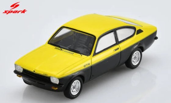 Opel Kadett C GTE 1976  (geel en zwart)