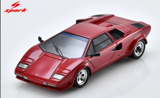 Lamborghini Countach 5000 QV 1985 (Rood)