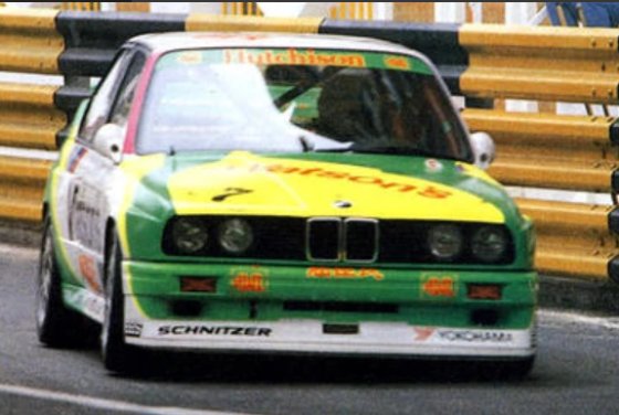 BMW E30 N°7 Macau Guia Race 1991 -Joachim Winkelhock 