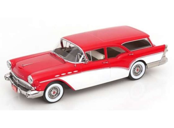 BUICK - SPECIAL ESTATE SW STATION WAGON 1957 - RED WHITE