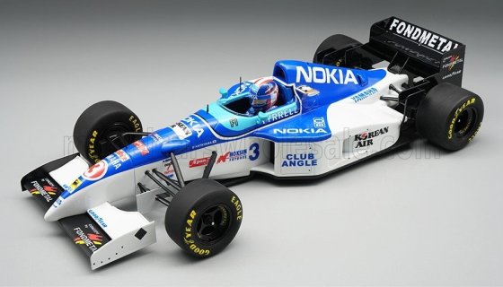 TYRRELL - F1 023 OX10C YAMAHA N 3 BRITISH GP (with pilot figure) 1995 UKO KATAYAMA - WHITE LIGHT BLUE