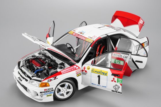 MITSUBISHI - LANCER EVOLUTION IV N 1 3rd RALLY MONTECARLO 1997 TIMO MAKINEN - SEPPO HARJANNE 