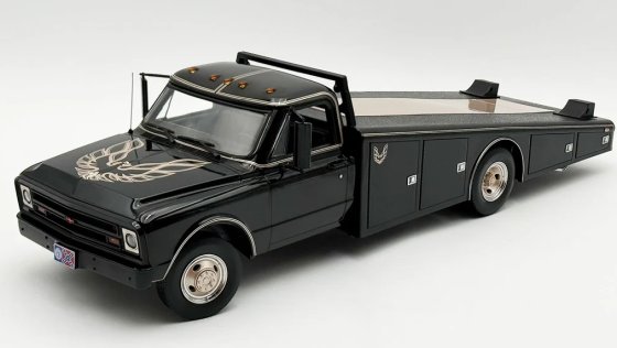 CHEVROLET - C-30 TRUCK RAMP CAR TRANSPORTER BANDIT-1 1967 - BLACK GOLD