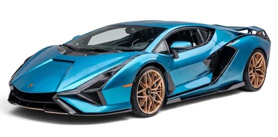 LAMBORGHINI - SIAN FKP 37 HYBRID 2020 - BLU URANUS