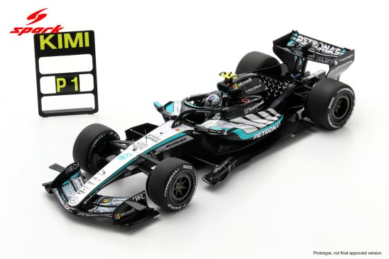 Mercedes-AMG PETRONAS F1 Team W17 No.12 Winner Japanese GP 2026 Kimi Antonelli (With pit board)