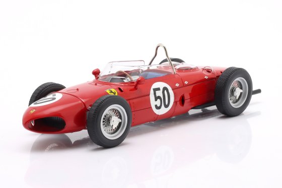 FERRARI - F1 156 SHARKNOSE N 50 WINNER FRENCH GP 1961 GIANCARLO BAGHETTI - RED