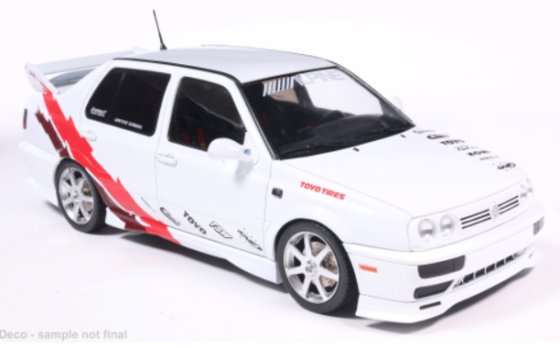VW Vento / Jetta Custom, wit, 1992, 1:18