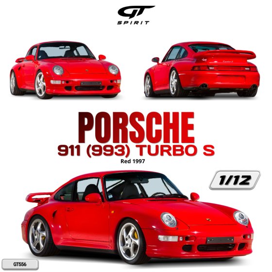 PORSCHE 911 [993] TURBO S RED 1997