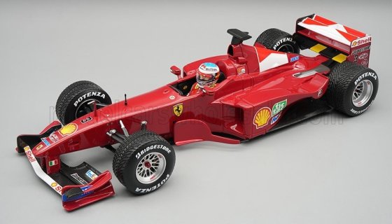 FERRARI - F1 F399 SCUDERIA FERRARI N 3 FRENCH GP WITH RAIN TIRES (with pilot figure) 1999 MICHAEL SCHUMACHER - RED