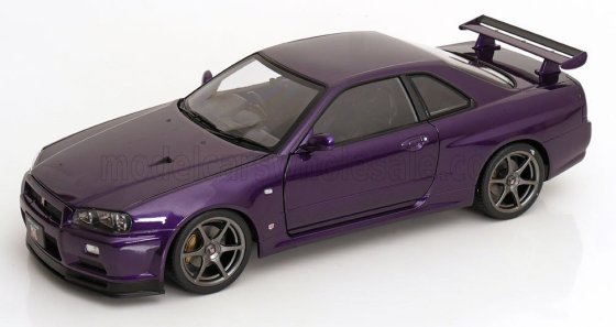NISSAN - SKYLINE GT-R (R34) V-SPEC II 2001 - CERCHI OEM - OEM RIMS - PURPLE